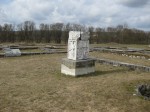 Abusina: Stele mit Szenen und Römern